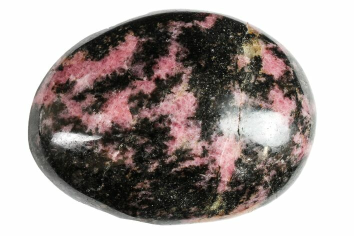 Polished Rhodonite Pebble #158683